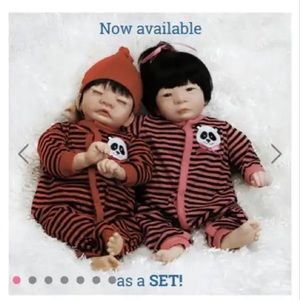 cute paradise galleries twin panda baby dolls